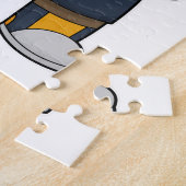 Bär wie Boxer mit Boxhandschuhen Puzzle (Seite)