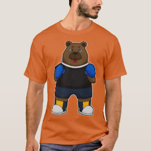 Bär wie Boxer mit Boxhandschuhen T-Shirt