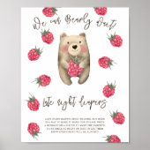 Bär - Windeln für die späte Nacht Poster (Vorne)