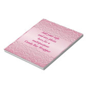 Bar Wrapper-Gastgeschenke mit rosafarbenem Multipu Notizblock (Rotiert)
