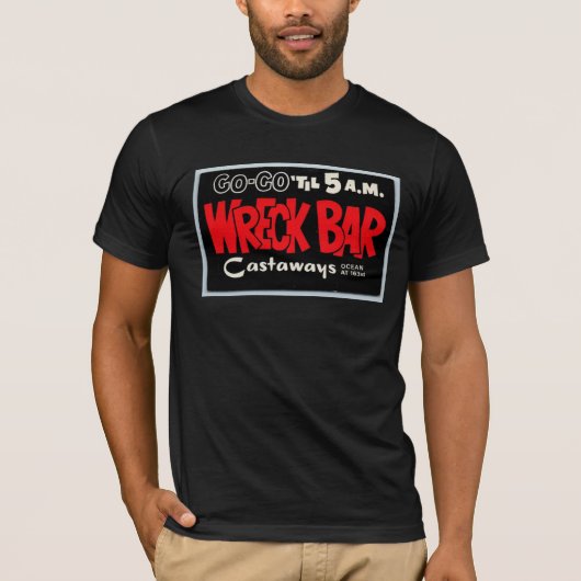 Bar WRECK CASTAWAYS MIAMI BEACH T - SHIRT (Vorderseite)