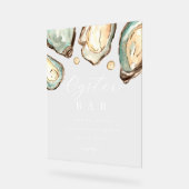 Bar-Zeichen für Küstengewässer Oyster Acrylschild (Winkel)