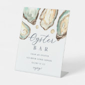 Bar-Zeichen für Küstengewässer Oyster Sockelschild (Vorderseite)