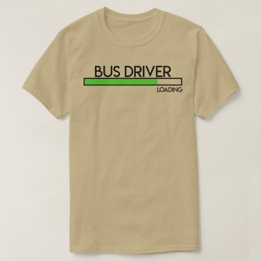 Bar zum Laden des Busfahrers T-Shirt (Design vorne)