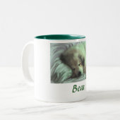 Bär Zweifarbige Tasse (Vorderseite Links)