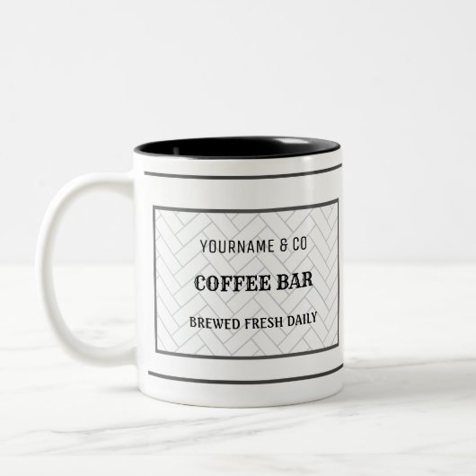 Bar Zweifarbige Tasse (Links)