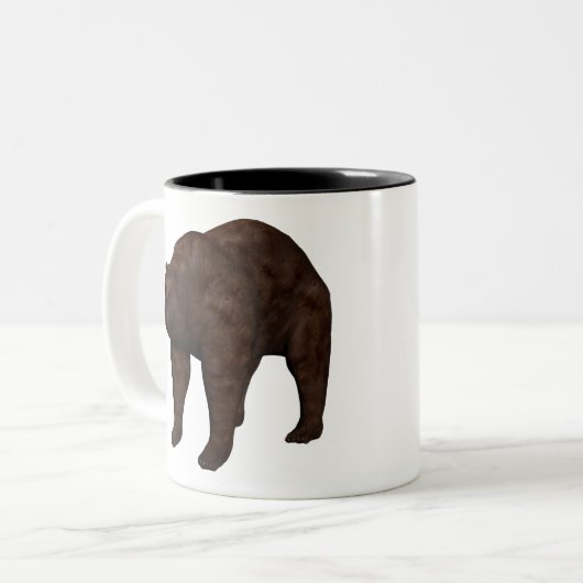 Bär Zweifarbige Tasse (Vorderseite Links)