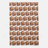 Bara Brith Welsh Speckled Brot Frucht Loaf UK Food Geschirrtuch (Vertikal)