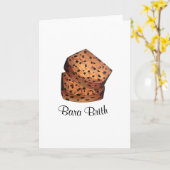 Bara Brith Welsh Speckled Brot Frucht Loaf UK Food Karte (Gelbe Blume)