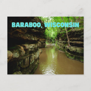 Baraboo, Wisconsin Postcard Postkarte