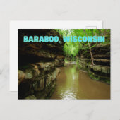 Baraboo, Wisconsin Postcard Postkarte (Vorne/Hinten)