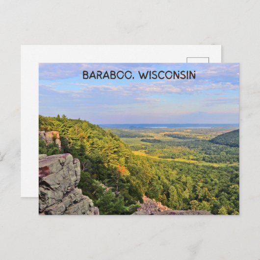 Baraboo wisconsin Postcard Postkarte (Vorne/Hinten)