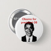 Barack7, Obamo für Präsident 08 Button (Vorne & Hinten)