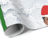 Barack-Bama-Santas-Packpapier Geschenkpapier (Rolleneckpunkt)