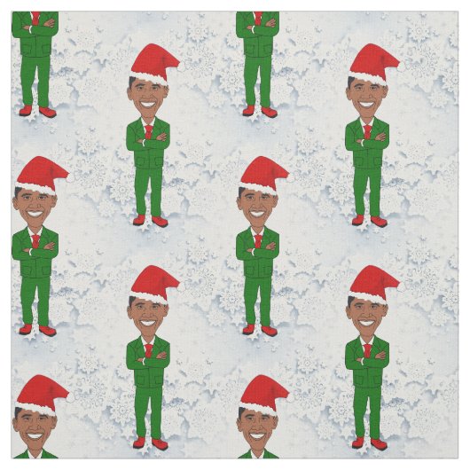 Barack-Bama-Santine Stoff (Muster)