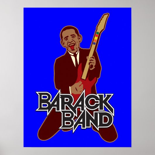Barack Band Print Poster (Vorne)