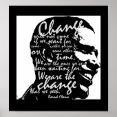 Barack Change Poster (Vorne)