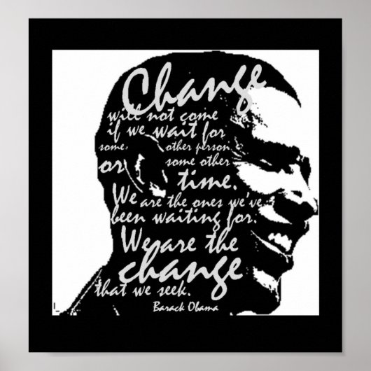Barack Change Poster (Vorne)