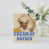 Barack-Creme der nackten Postkarte (Stehend Vorderseite)