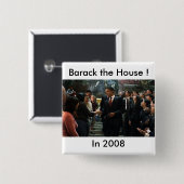 Barack das Haus! Button (Vorne & Hinten)