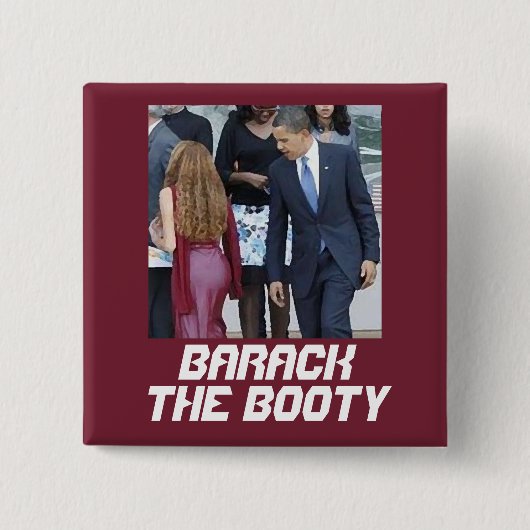 Barack der Hintern Button (Vorderseite)