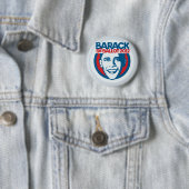 Barack der Knopf Pro-obama des Stimmzettel-'12 Button (Beispiel)