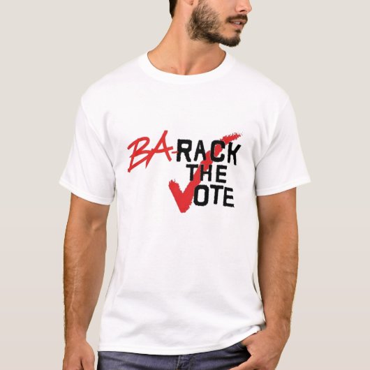 barack die Abstimmung T-Shirt (Vorderseite)