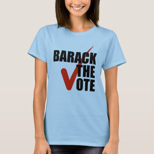 Barack die Abstimmung T-Shirt (Vorderseite)
