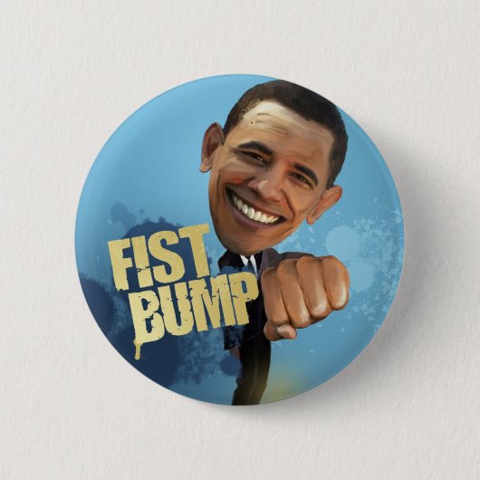 Barack Faust-Stoß Button (Vorderseite)