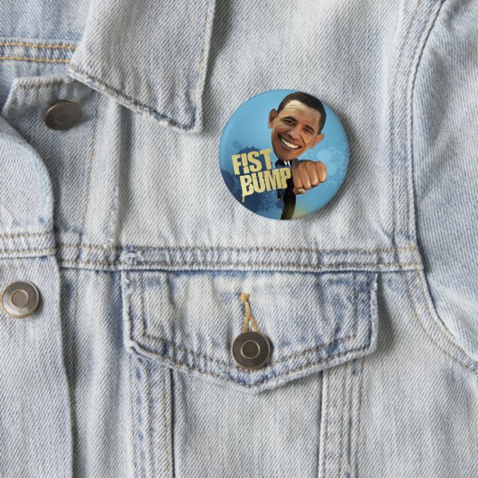 Barack Faust-Stoß Button (Beispiel)