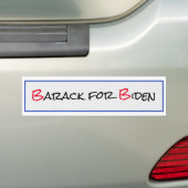 Barack für Biden Autoaufkleber (Auf Auto)