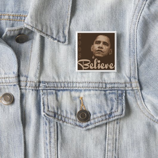 Barack glauben Knopf Button (Beispiel)