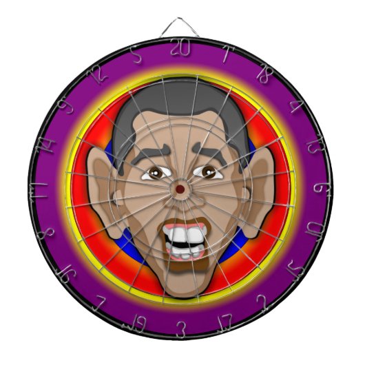Barack Hussein Obama alias Barry Soetoro Dartscheibe (vorne)
