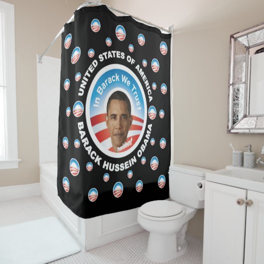 Barack Hussein Obama Duschvorhang (Beispiel)