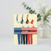 Barack Hussein Obama Postcard Postkarte (Stehend Vorderseite)