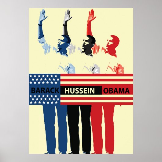 Barack Hussein Obama Poster (Vorne)