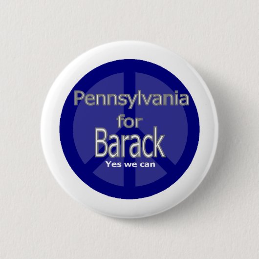 Barack in PA Button (Vorderseite)