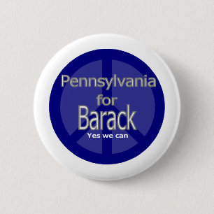Barack in PA Button