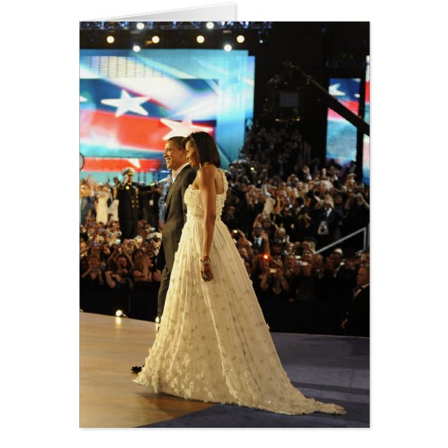 Barack & Michele Obama (Vorne)