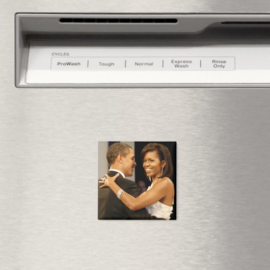 Barack & Michele Obama Magnet (In Situ (Geschirrspüler))