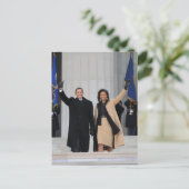 Barack & Michele Obama Postkarte (Stehend Vorderseite)
