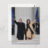 Barack & Michele Obama Postkarte (Vorne/Hinten)