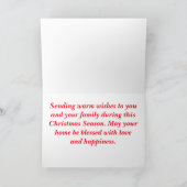 Barack & Michelle 2013WA-Grußkarte Feiertagskarte (Innenseite)