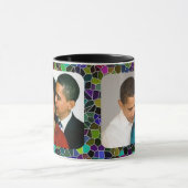 BARACK & MICHELLE OBAMA TASSE (Zentrum)