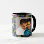 BARACK & MICHELLE OBAMA TASSE (VorderseiteRechts)