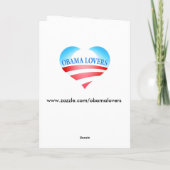 Barack-Michelle Valentinstag - Karte (Rückseite)