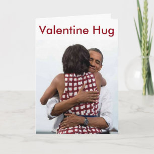 Barack-Michelle Valentinstag - Karte