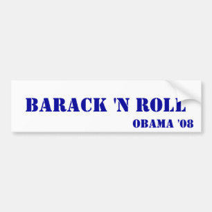 Barack 'n-Rolle, Obama '08 Autoaufkleber