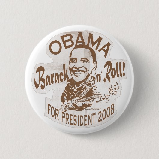 Barack N Rollenhomeboy-Knopf Button (Vorderseite)