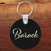 Barack-Name des Buttons Schlüsselanhänger (Vorderseite)